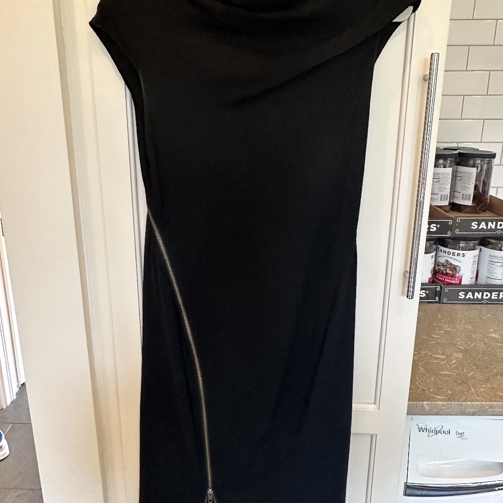 Helmut Lang Wool Zipper Dress Size small